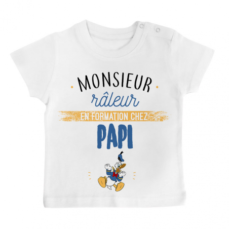 T-shirt bébé Monsieur râleur - Papy