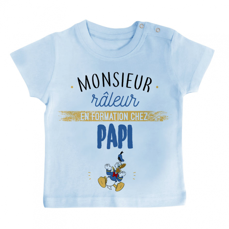 T-shirt bébé Monsieur râleur - Papy T-shirt bébé Monsieur râleur - Papy