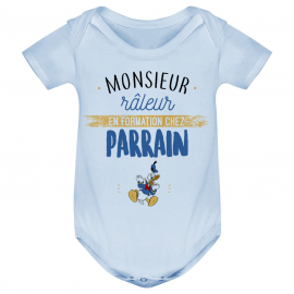 Body bébé Monsieur râleur - Parrain