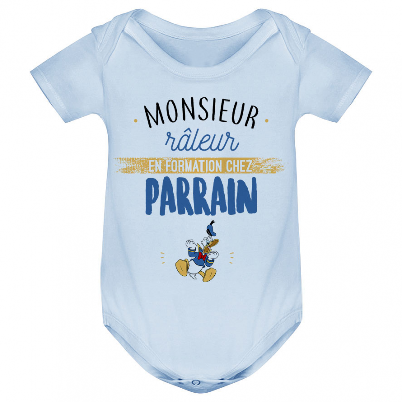 Body bébé Monsieur râleur - Parrain