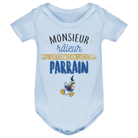 Body bébé Monsieur râleur - Parrain