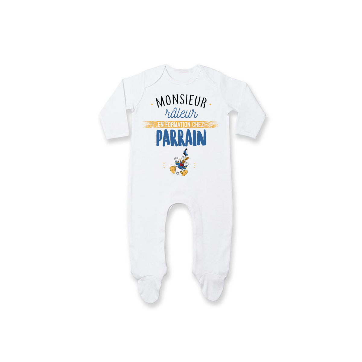 Pyjama bébé Monsieur râleur - Parrain