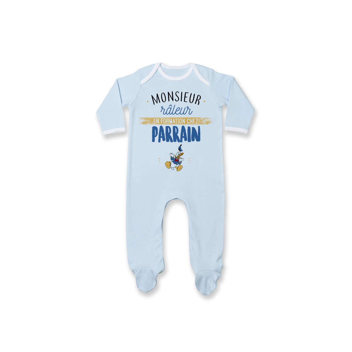 Pyjama bébé Monsieur râleur - Parrain