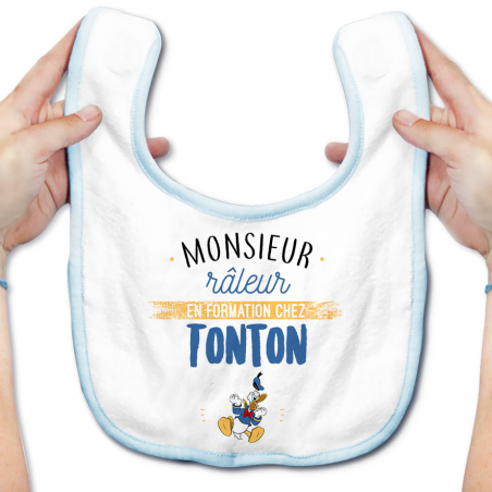 Bavoir bébé Monsieur râleur - Tonton