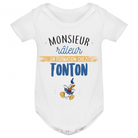 Body bébé Monsieur râleur - Tonton