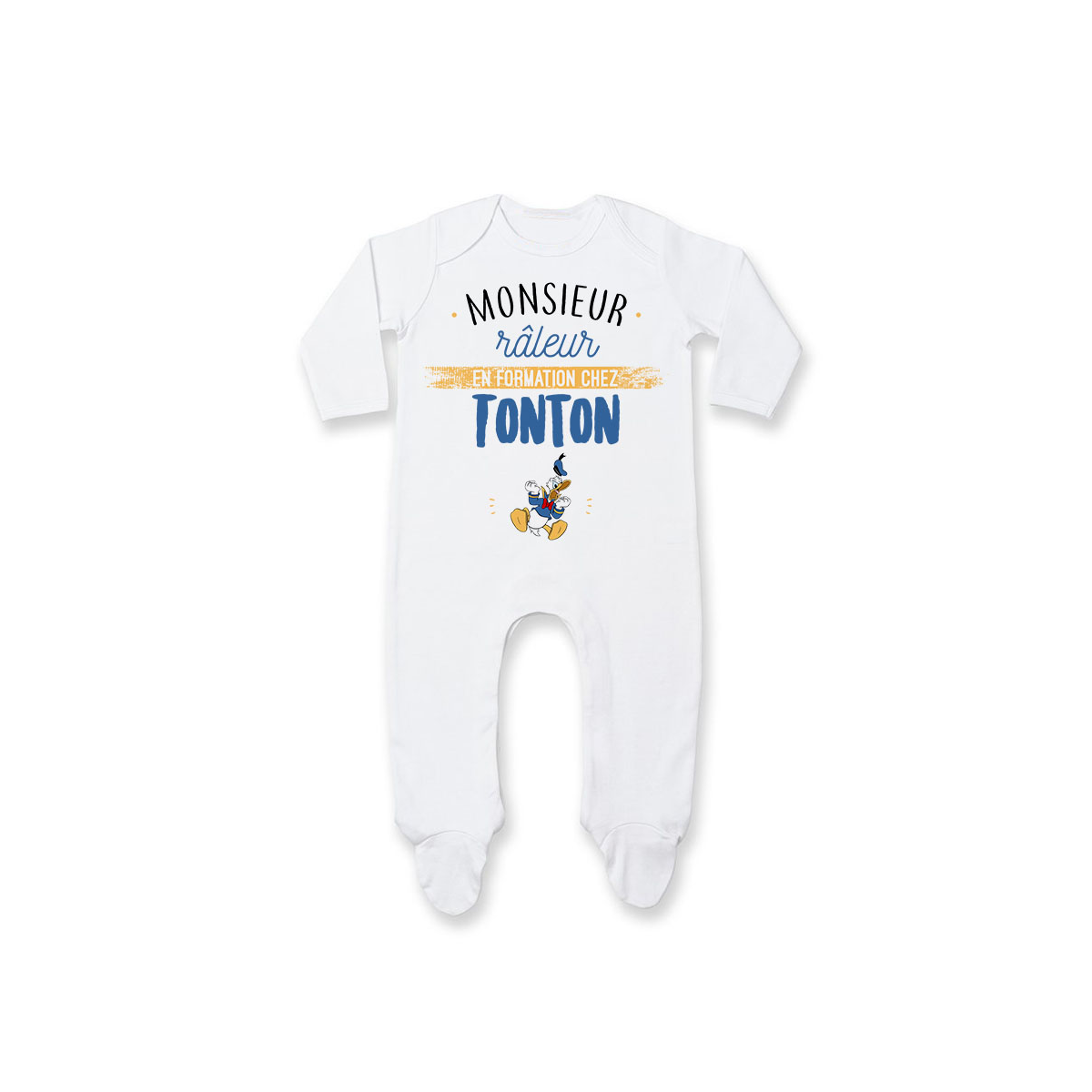 Pyjama bébé Monsieur râleur - Tonton