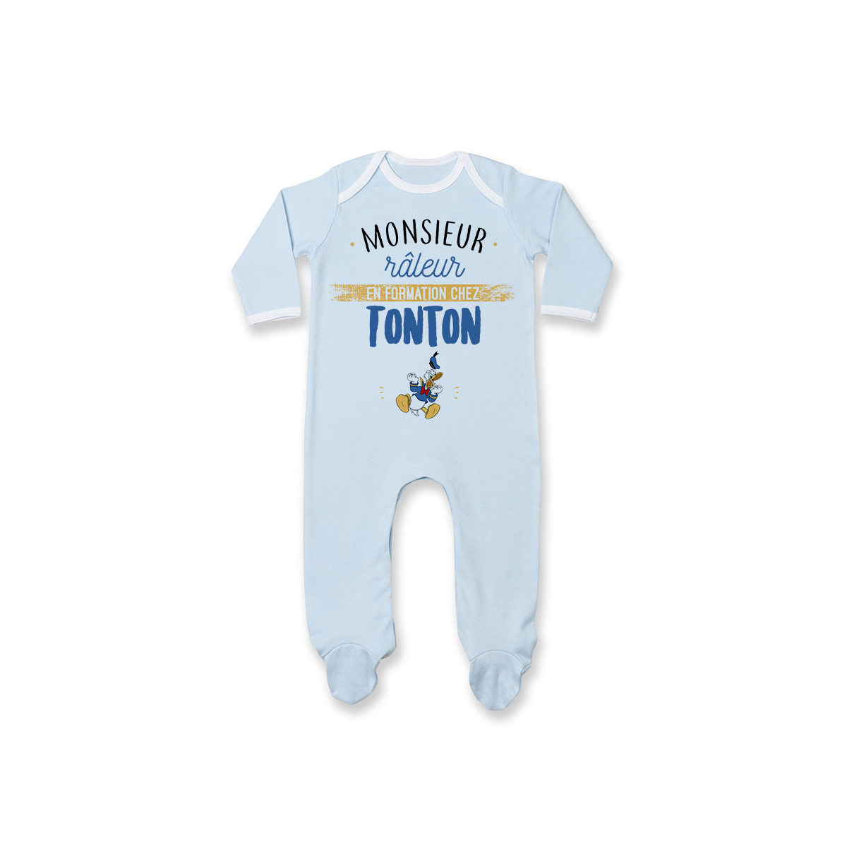 Pyjama bébé Monsieur râleur - Tonton
