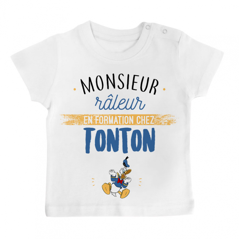 T-shirt bébé Monsieur râleur - Tonton T-shirt bébé Monsieur râleur - Tonton