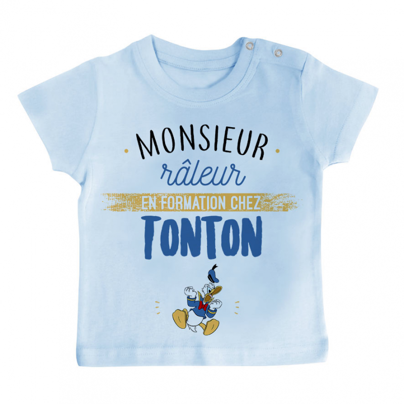 T-shirt bébé Monsieur râleur - Tonton