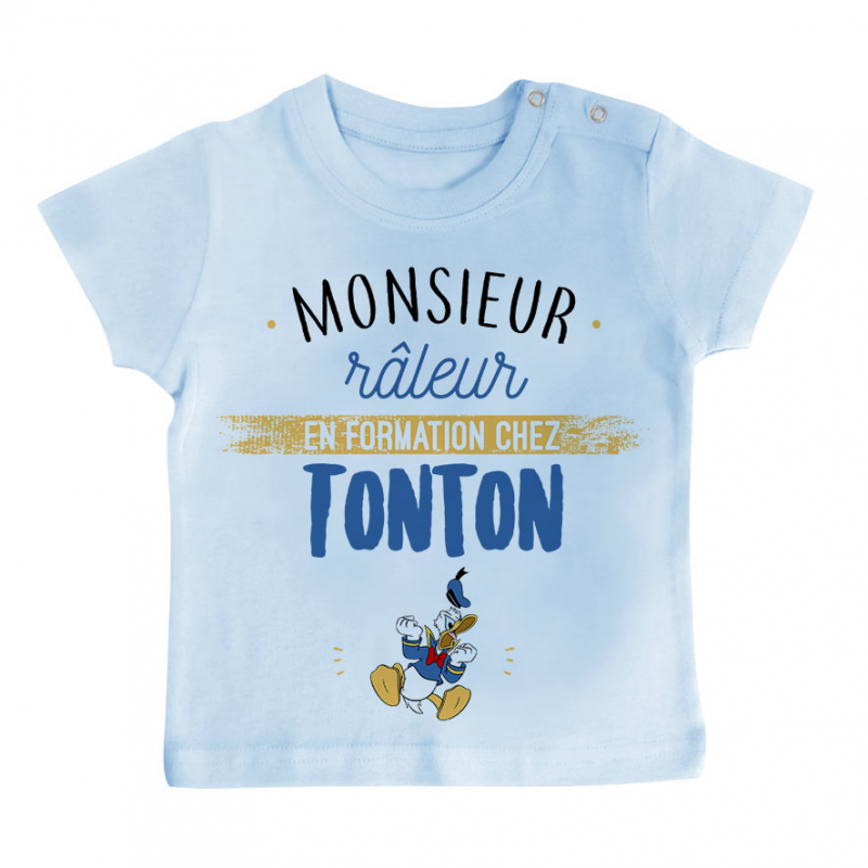 T-shirt bébé Monsieur râleur - Tonton T-shirt bébé Monsieur râleur - Tonton
