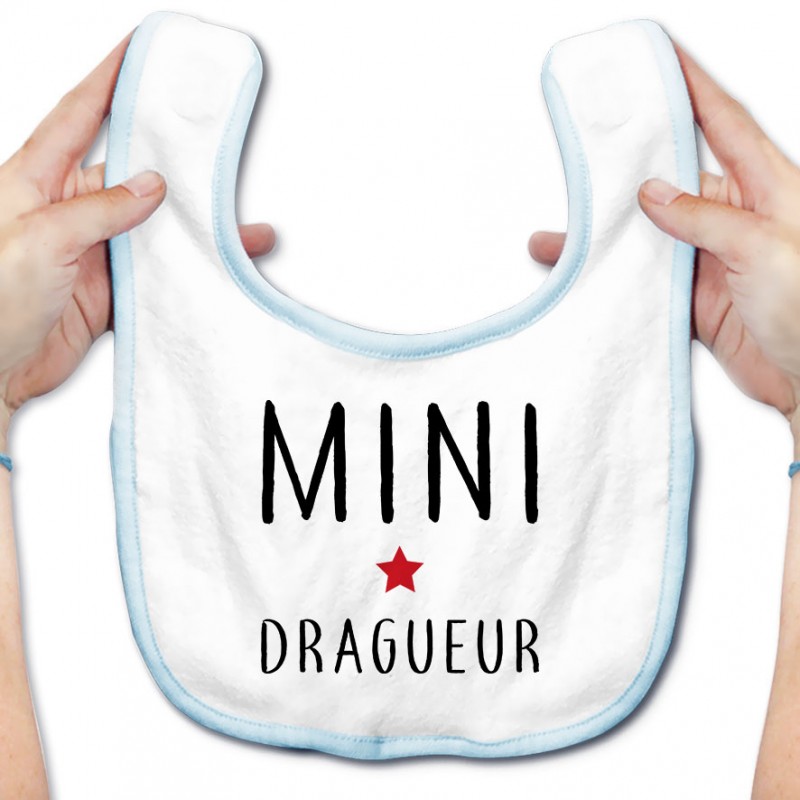 Bavoir bébé Mini dragueur Bavoir bébé Mini dragueur