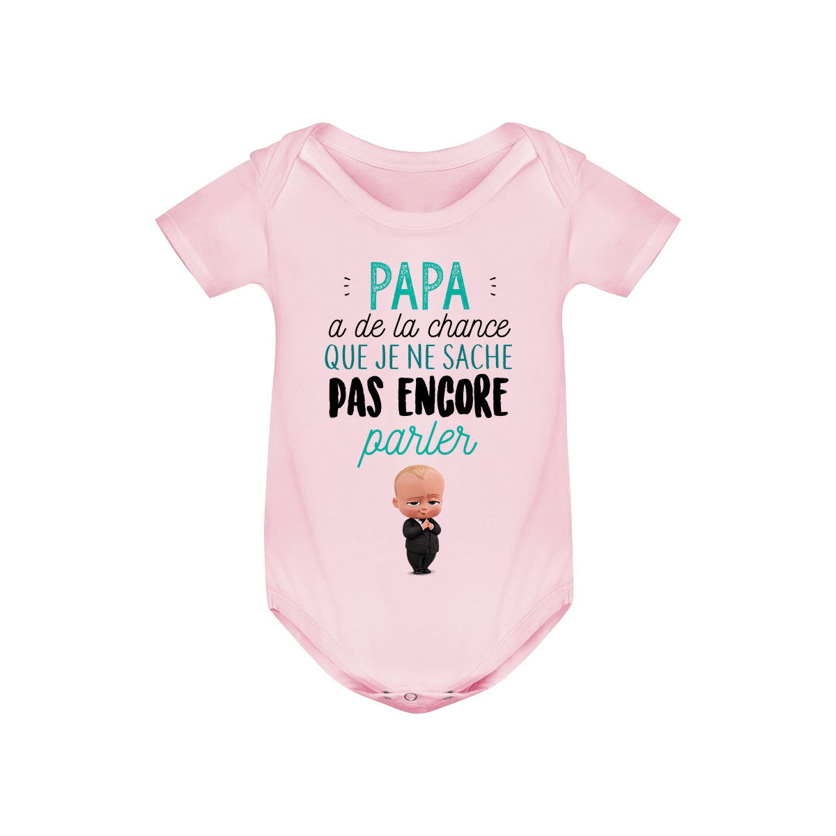 Body bébé Papa a de la chance