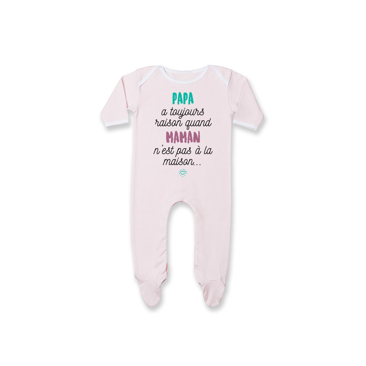 Pyjama bébé Papa a toujours raison