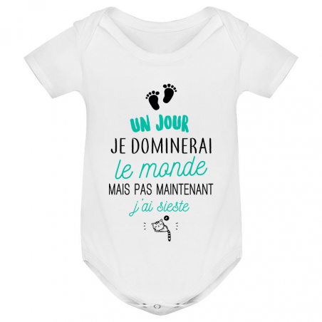 Body bébé Pas maintenant j'ai sieste