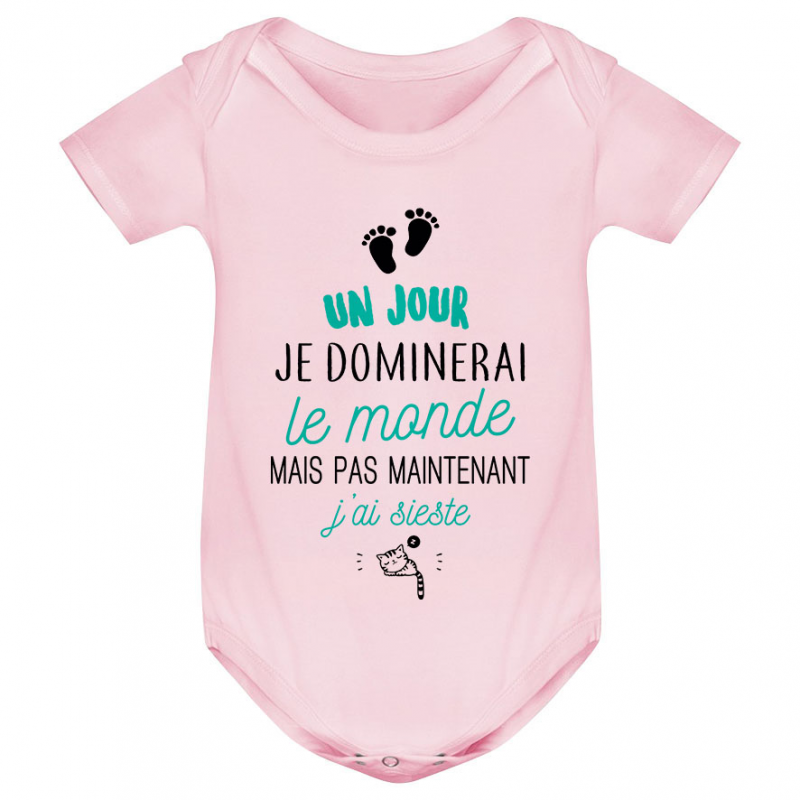 Body bébé Pas maintenant j'ai sieste