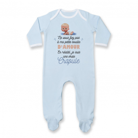 Pyjama bébé Une vraie crapule