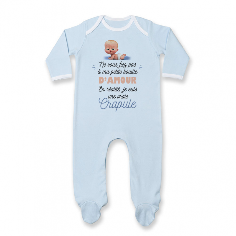 Pyjama bébé Une vraie crapule Pyjama bébé Une vraie crapule