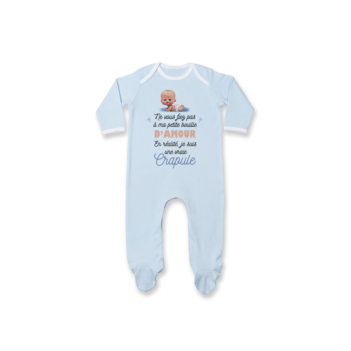 Pyjama bébé Une vraie crapule