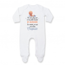 Pyjama bébé Une vraie crapule