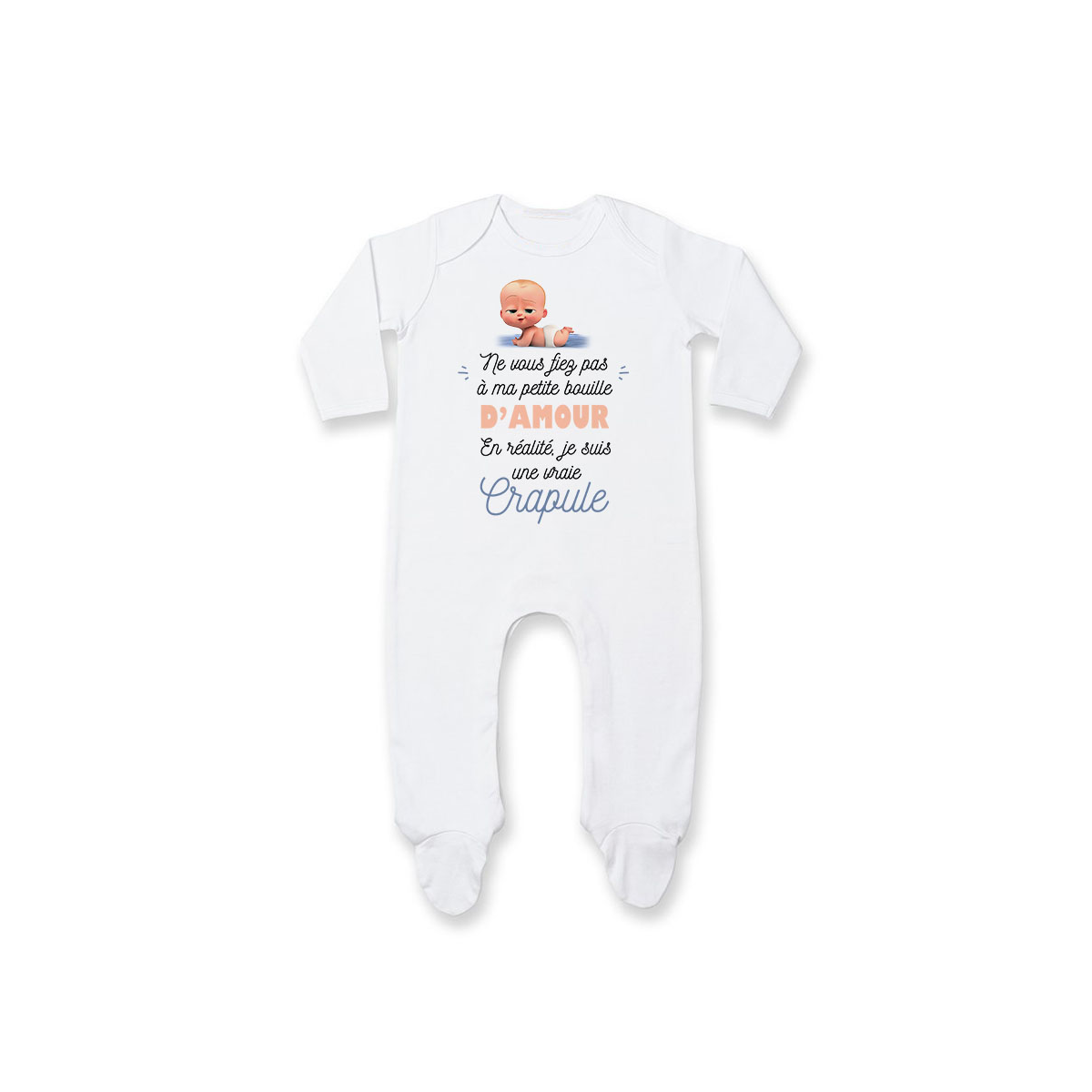 Pyjama bébé Une vraie crapule