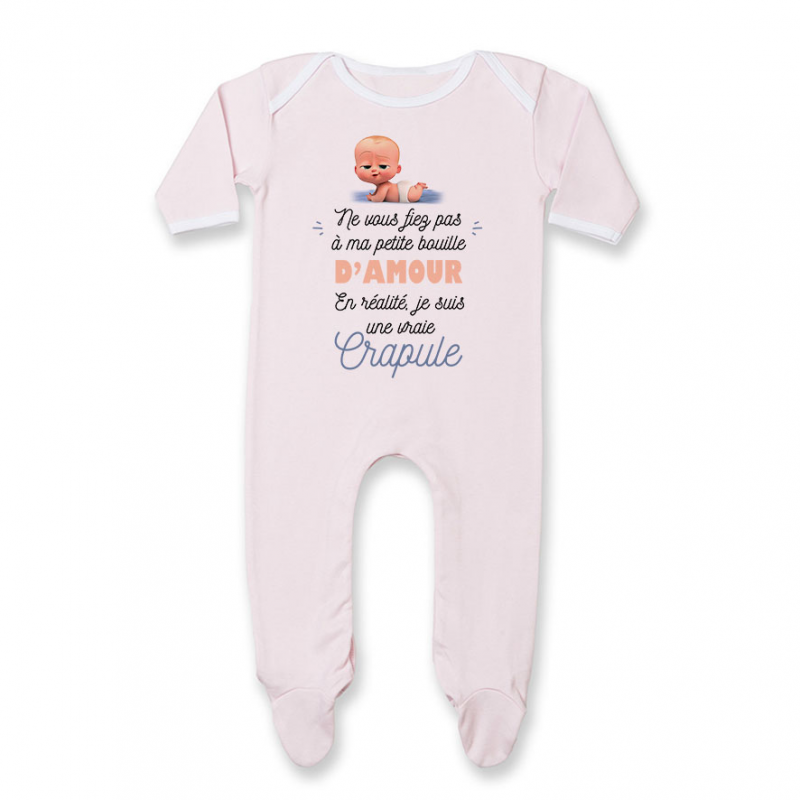 Pyjama bébé Une vraie crapule Pyjama bébé Une vraie crapule
