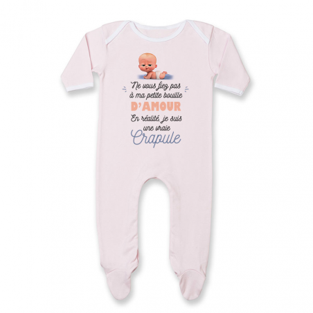 Pyjama bébé Une vraie crapule