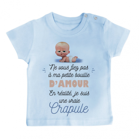T-shirt bébé Une vraie crapule