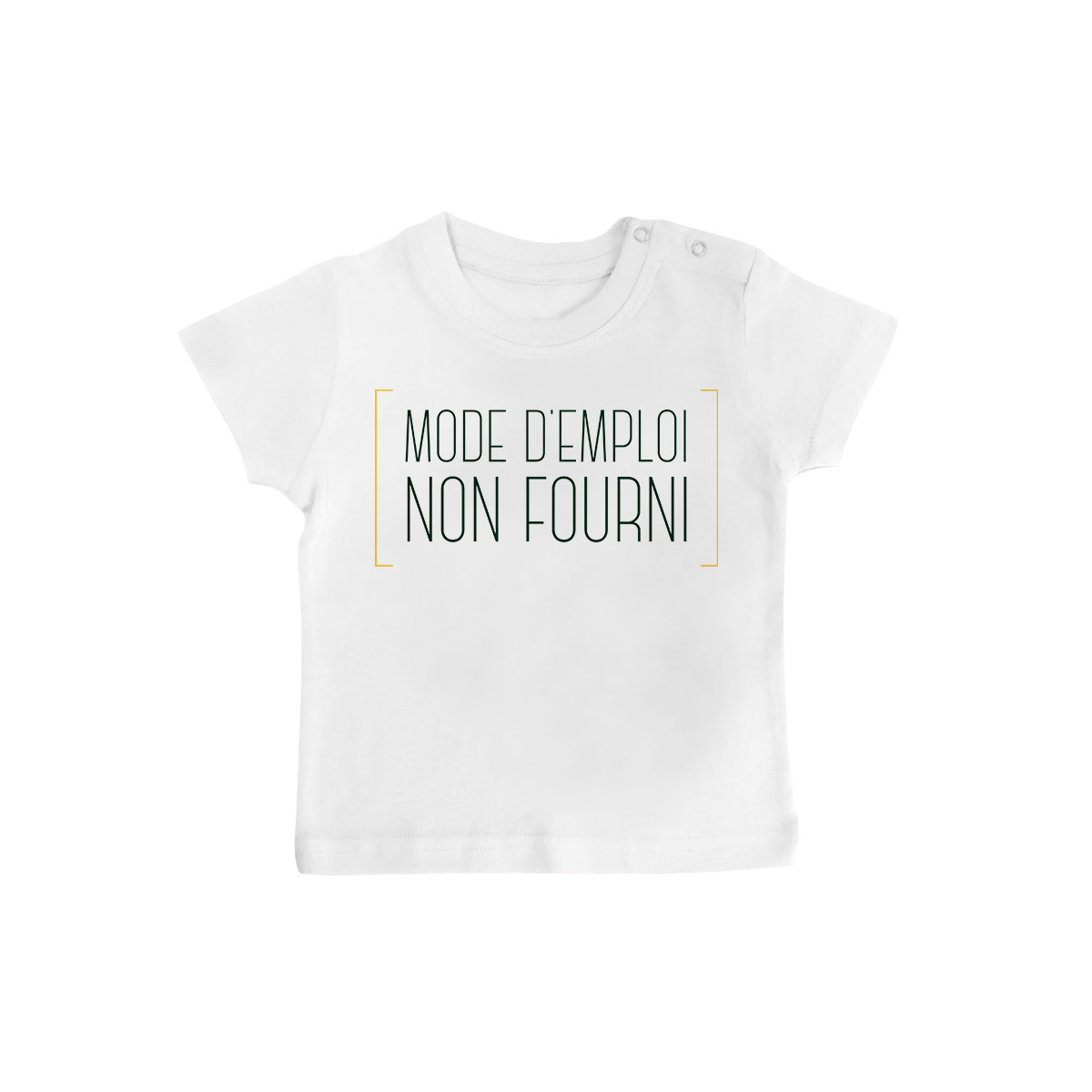 T-shirt bébé Mode d'emploi non fourni