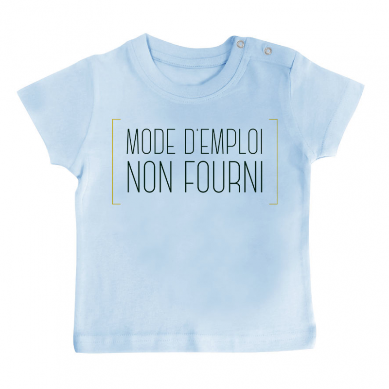 T-shirt bébé Mode d'emploi non fourni