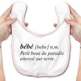 Bavoir bébé Bébé définition