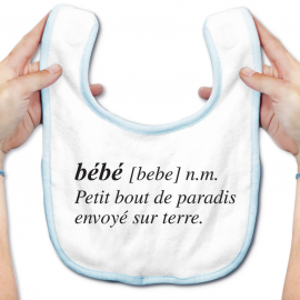 Bavoir bébé Bébé définition