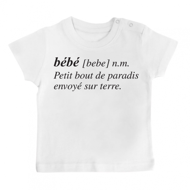 T-shirt bébé Bébé définition