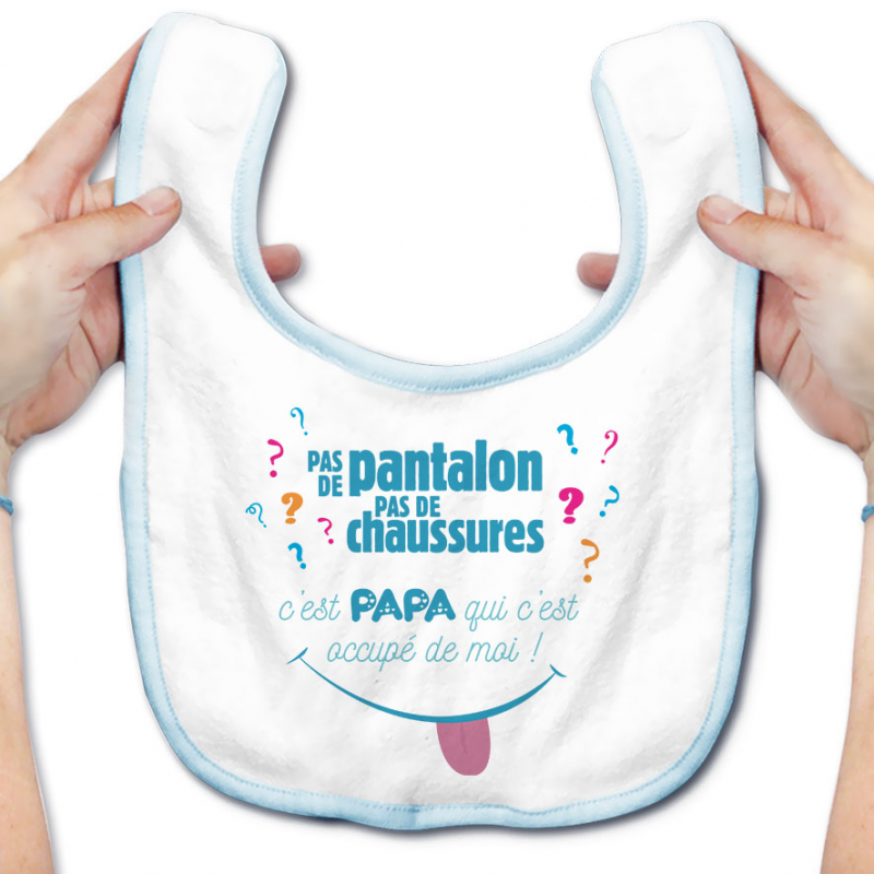 Bavoir bébé Pas de pantalon