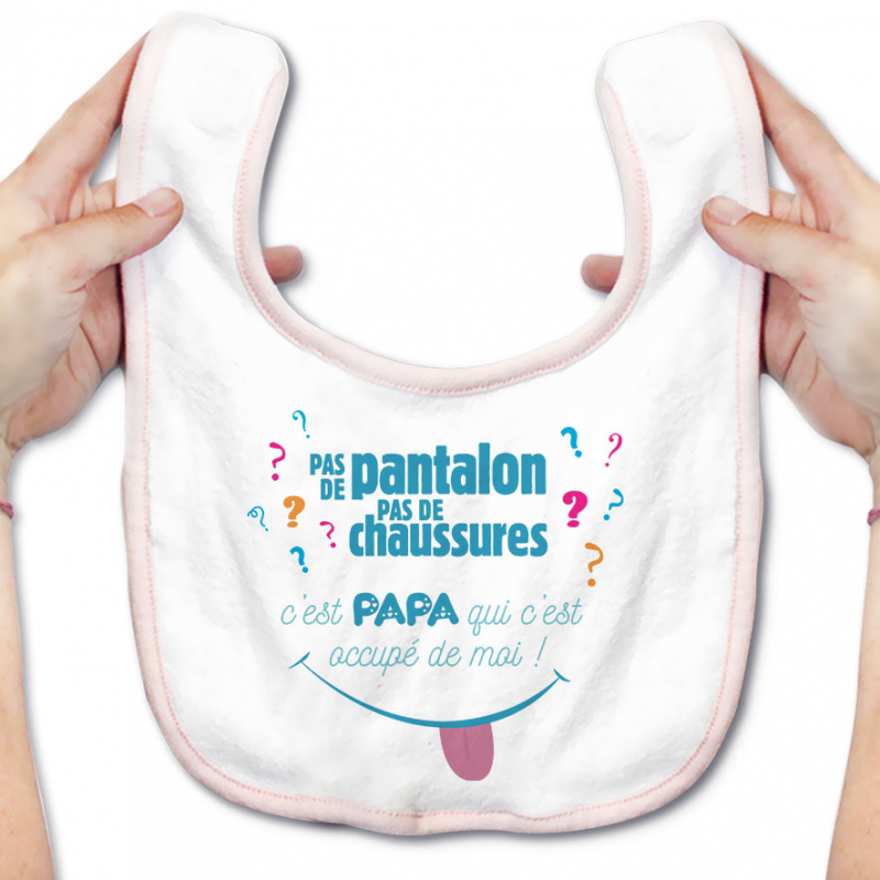 Bavoir bébé Pas de pantalon Bavoir bébé Pas de pantalon