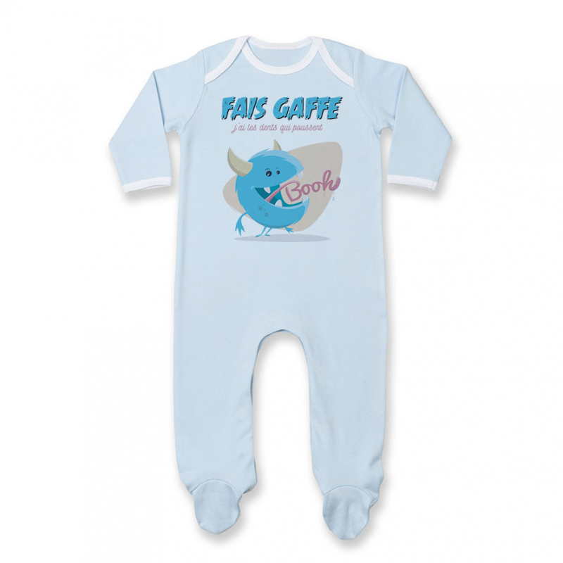 Pyjama bébé J'ai les dents qui poussent Pyjama bébé J'ai les dents qui poussent