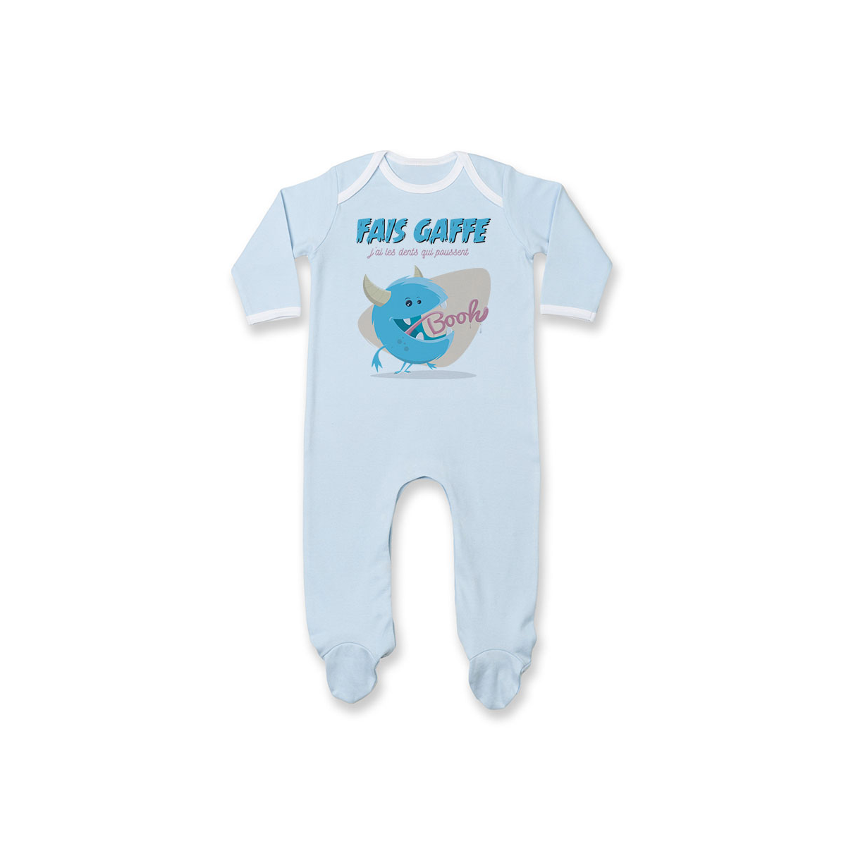 Pyjama bébé J'ai les dents qui poussent