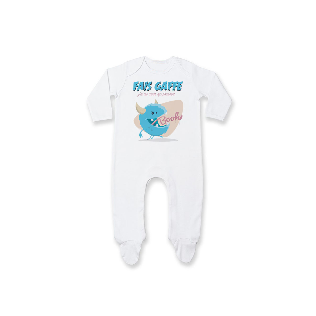 Pyjama bébé J'ai les dents qui poussent