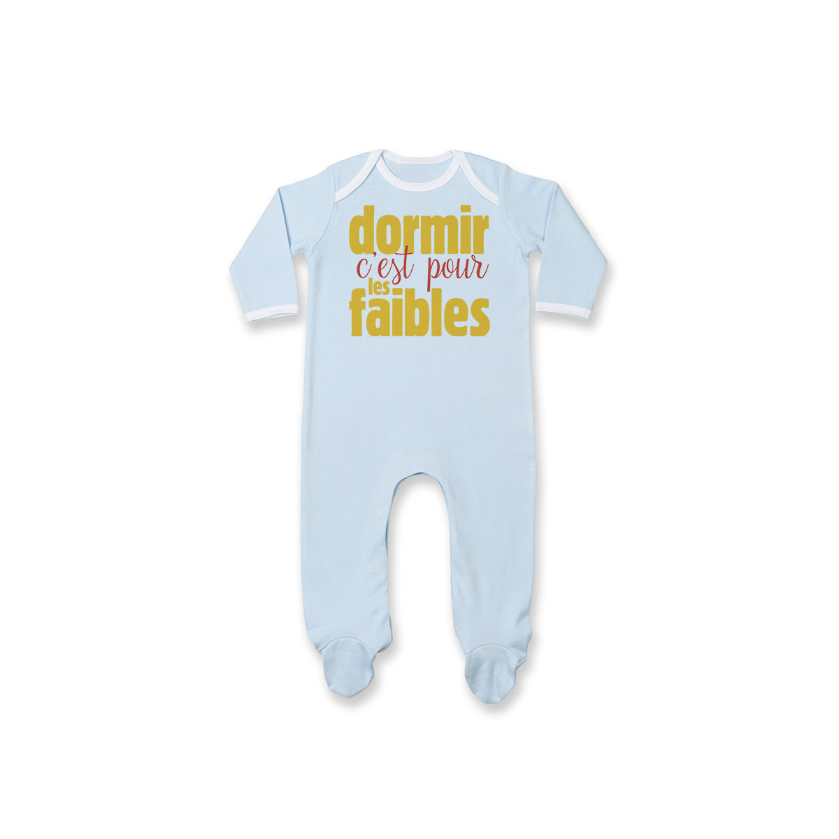 Pyjama bébé Dormir c'est pour les faibles