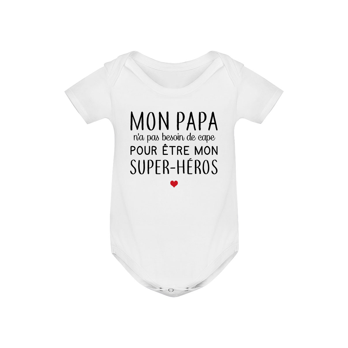 Body bébé Mon papa / super-héros