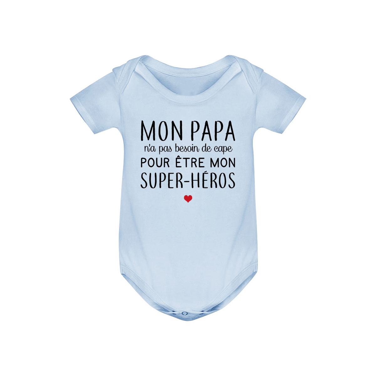 Body bébé Mon papa / super-héros