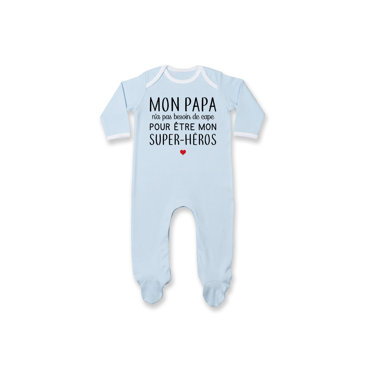 Pyjama bébé Mon papa / super-héros