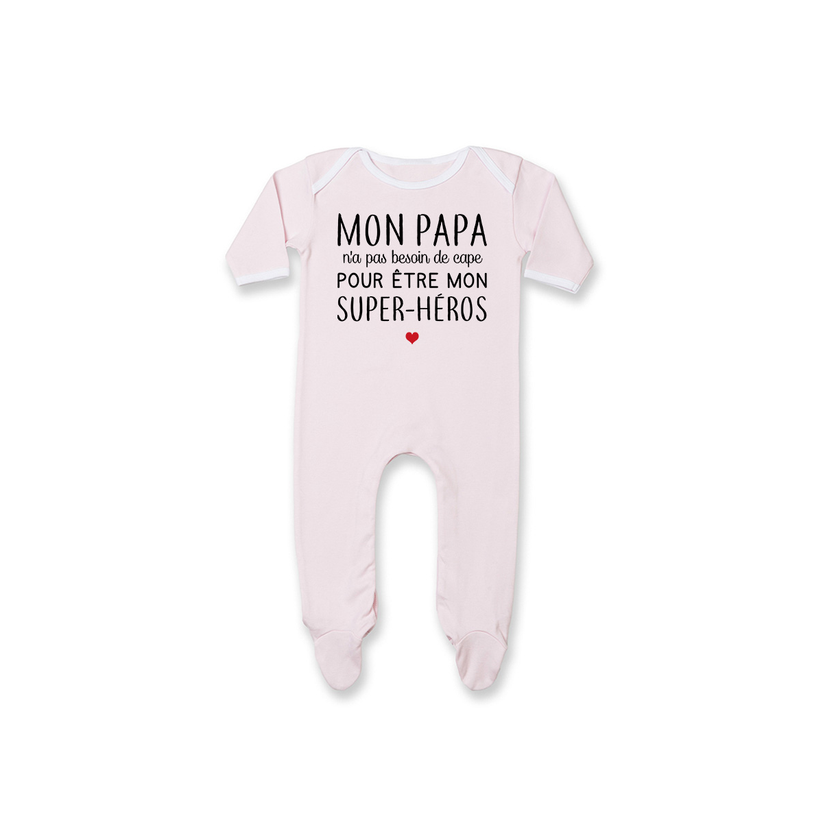 Pyjama bébé Mon papa / super-héros