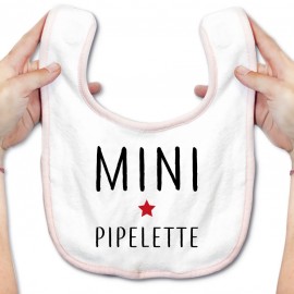 Bavoir bébé Mini pipelette