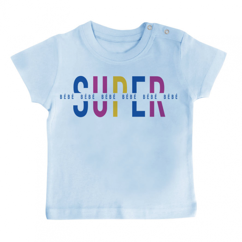 T-shirt bébé Super Bébé T-shirt bébé Super Bébé