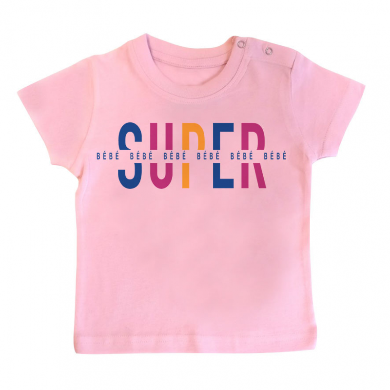 T-shirt bébé Super Bébé T-shirt bébé Super Bébé