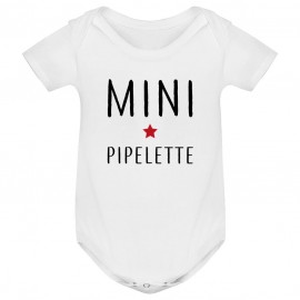 Body bébé Mini pipelette