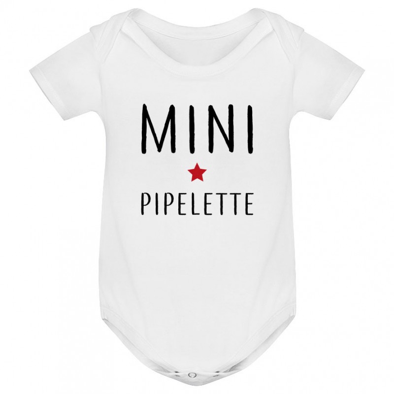 Body bébé Mini pipelette