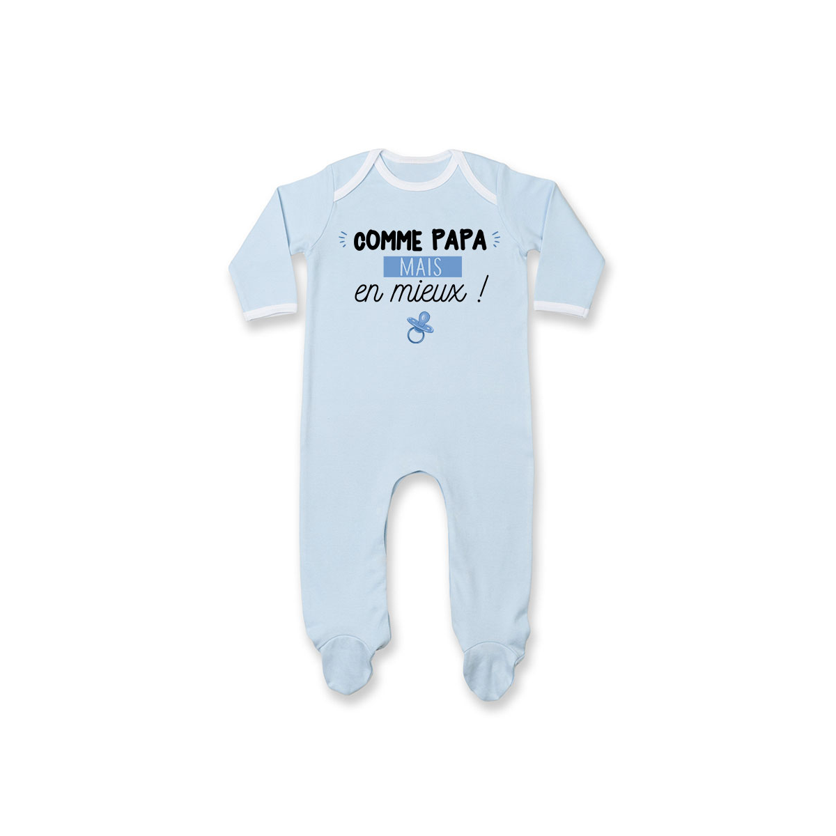 Pyjama bébé Comme papa mais en mieux