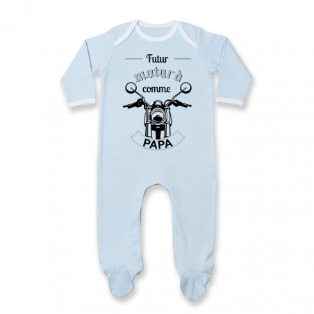 Pyjama bébé Futur motard comme papa