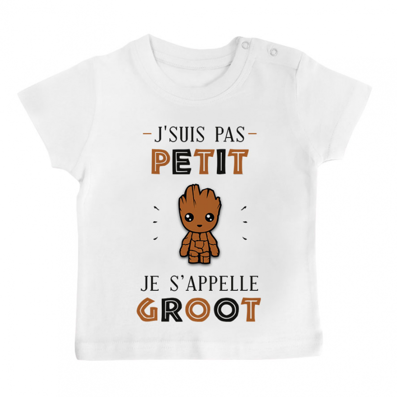 T-shirt bébé J'suis pas petit